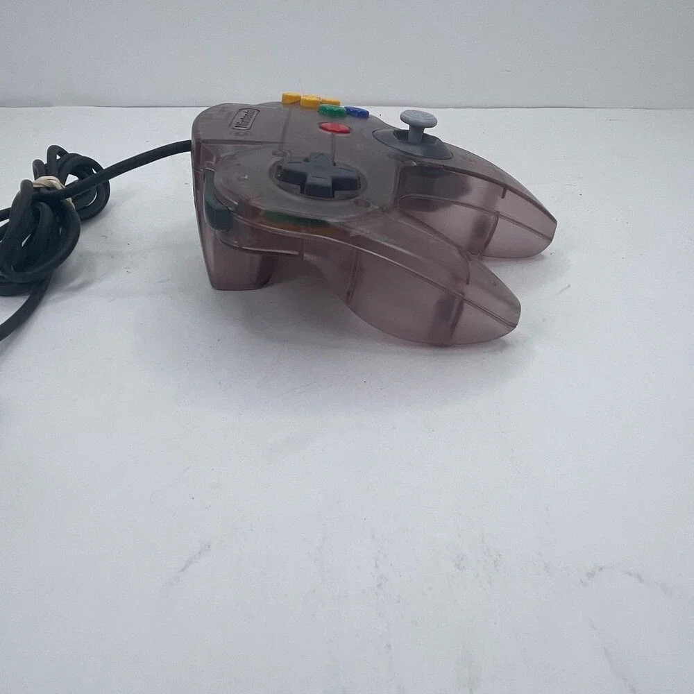OEM N64 Atomic Purple Translucent Nintendo 64 Wired Controller Loose 7/10 Stick